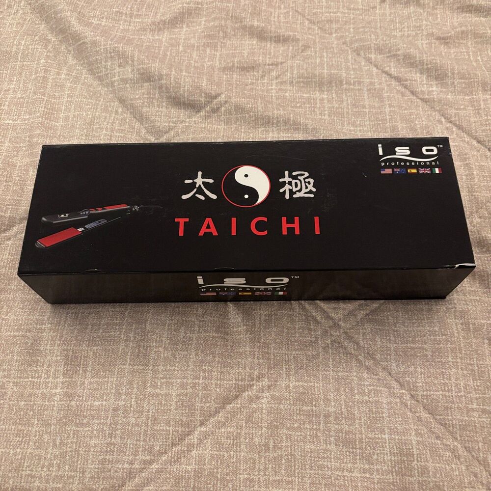 ISO Professional Taichi 1.5" Tourmaline Ceramic Flat Iron Hair Straightener